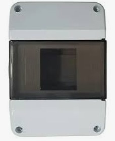 CAJA P/ TERMICA GRIS - 2 A 4 P - C/ PUERTA
