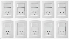 INTERRUPTOR 1 PUNTO 10 AMP - BLANCO - SICA